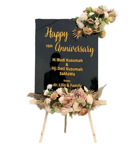 Papan Bunga Akrilik Slangit