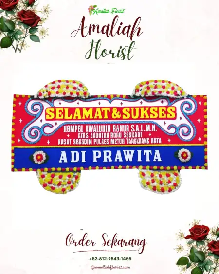 Papan Bunga Ucapan Selamat Slangit